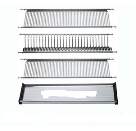 Giá đựng bát đĩa tủ trên 3 bầng, inox định hình