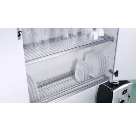 Giá đựng bát đĩa tủ trên inox