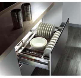 Giá xoong nồi, bát đĩa inox hộp