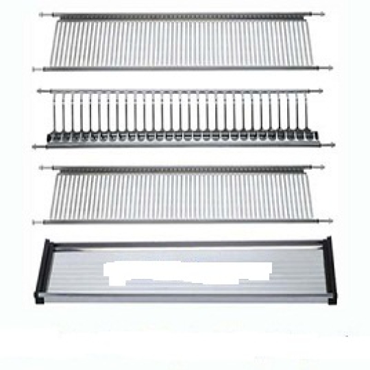 Giá đựng bát đĩa tủ trên 3 bầng, inox định hình