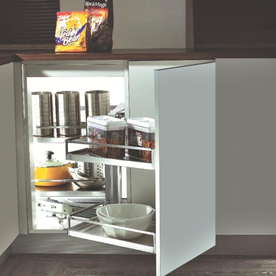Kệ góc liên hoàn inox hộp