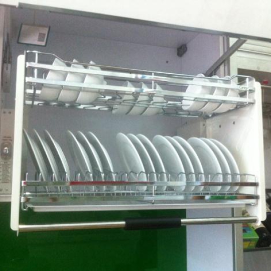 Kệ úp bát đĩa hai tầng