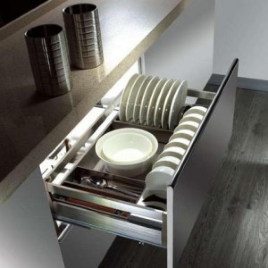 Rổ úp xoong nồi inox hộp đáy đặc giảm chấn