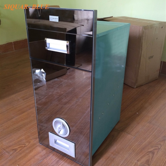 Thùng gạo gương (kính đen)
