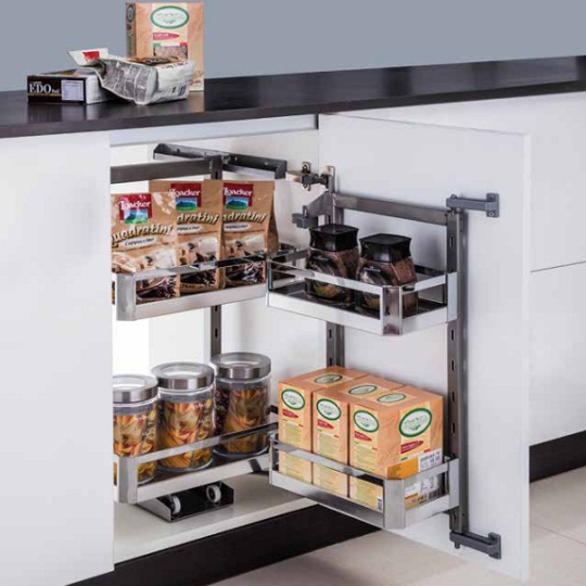 Tủ kho 2 tầng inox hộp